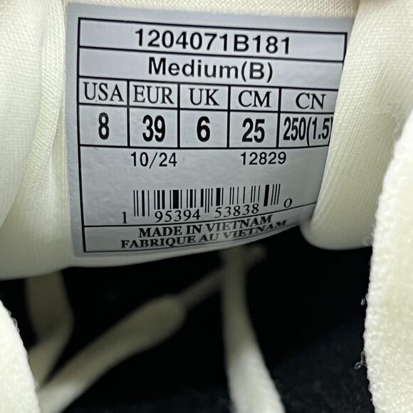 Brooks Ghost 16 Road Running Shoes Women Size 8 White Blue Comfort Low Sneakers - Picture 8 of 8